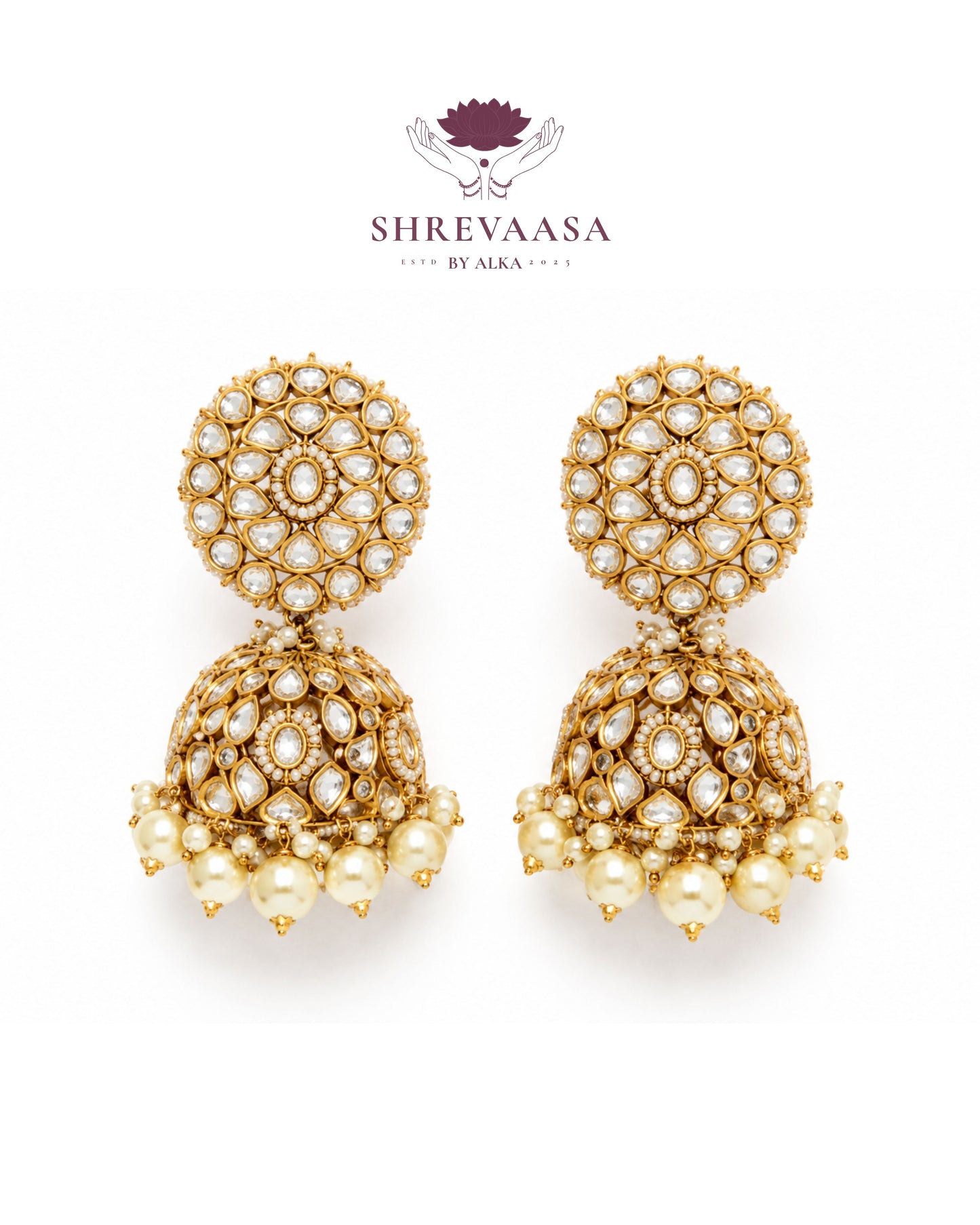 Royal Rajwadi Kundan Polki Bridal Jewellery Set for Rent
