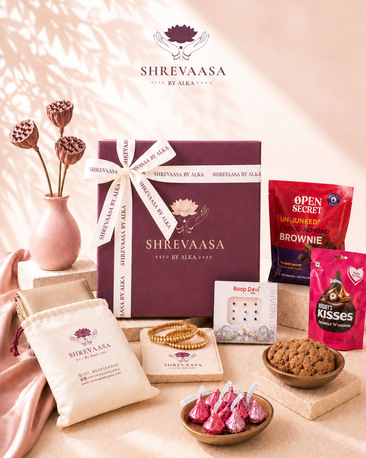 To My Second Mother – Banarasi Saree Hamper