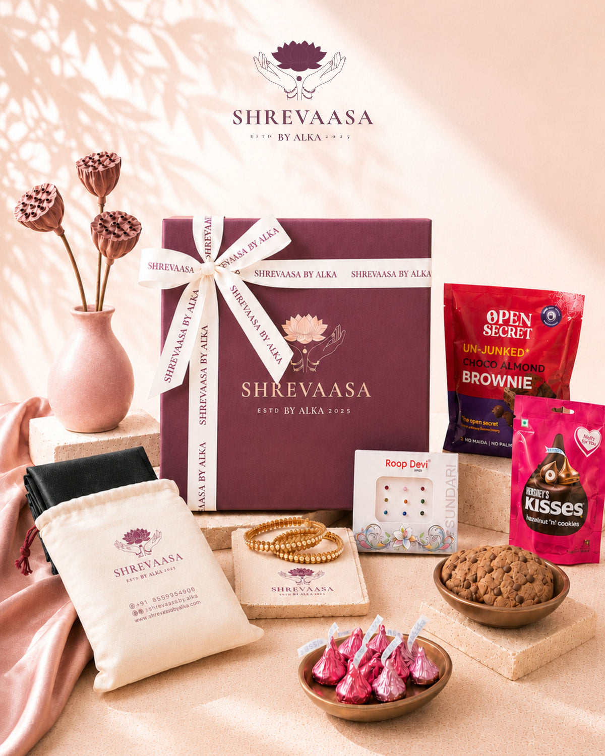The Pure Chiffon Banarasi Saree Hamper