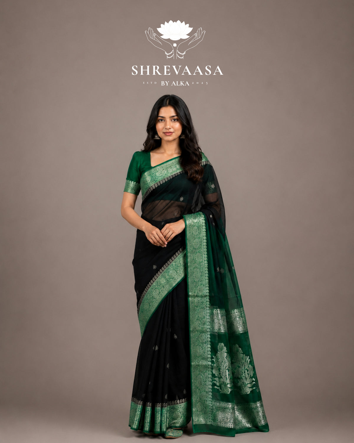The Pure Chiffon Banarasi Saree Hamper