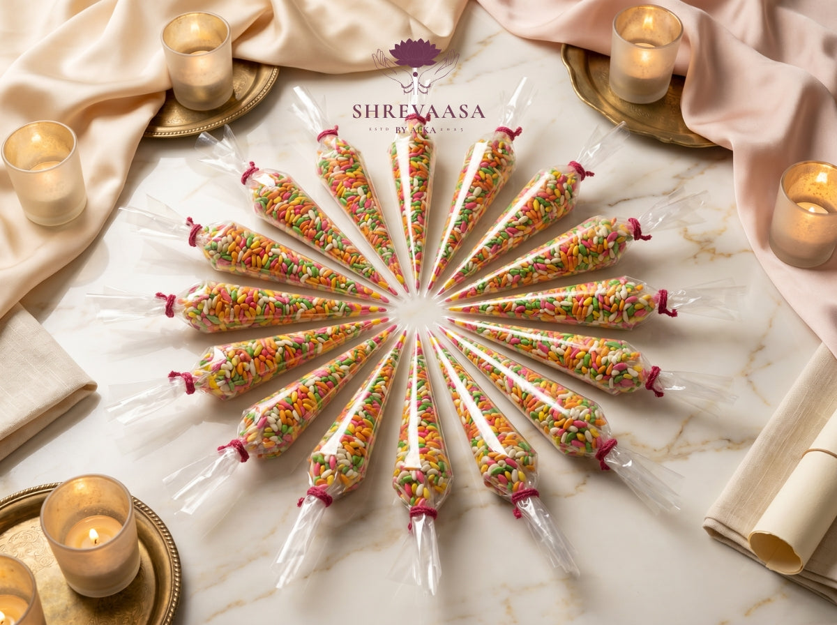 Rainbow Saunf Cones