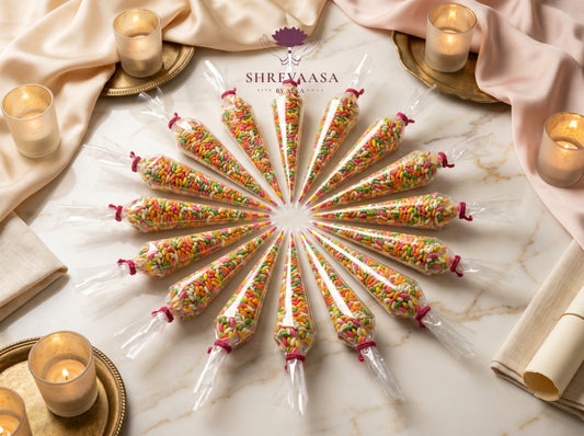 Rainbow Saunf Cones